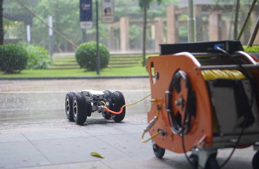 285化纤新村管道检测机器人